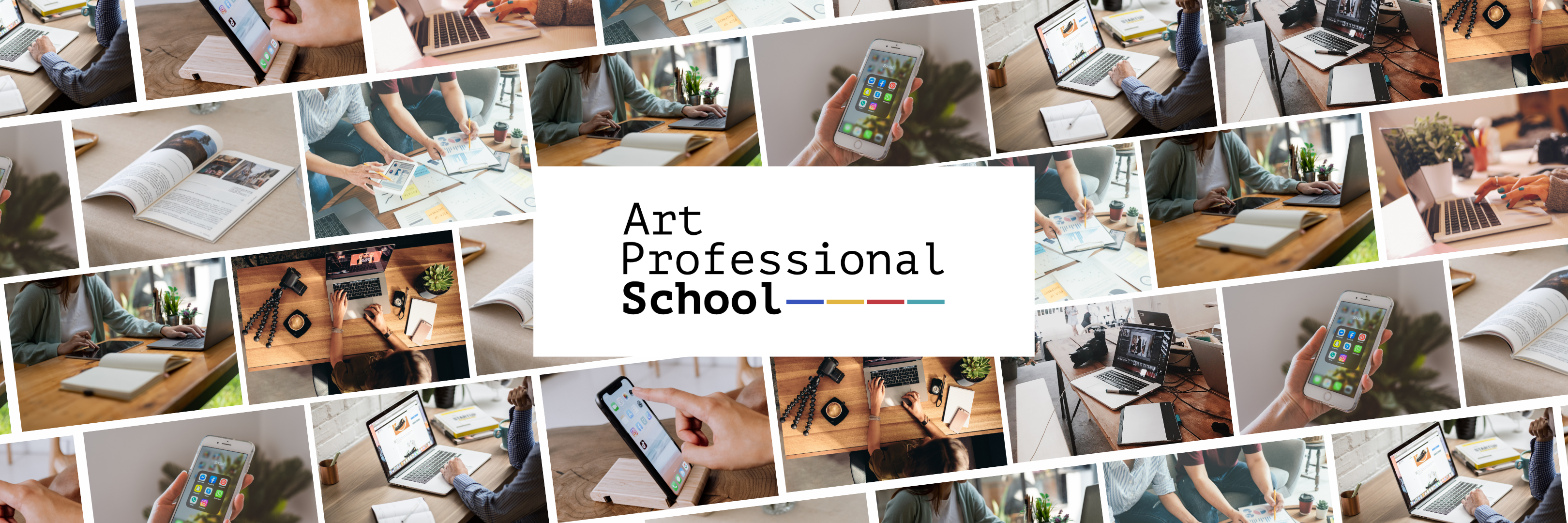 Art Professional School, illustrations supports print et digital, ecrans, smartphones, website, communication